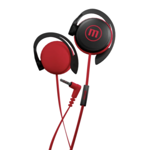 Audífonos Maxell Ec-155 Gancho Rojo Micrófono